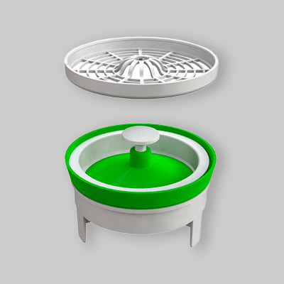 VALVOLA MECCANICA DI NON RITORNO ANTI-ODORE Ø 70 Abs + silicone