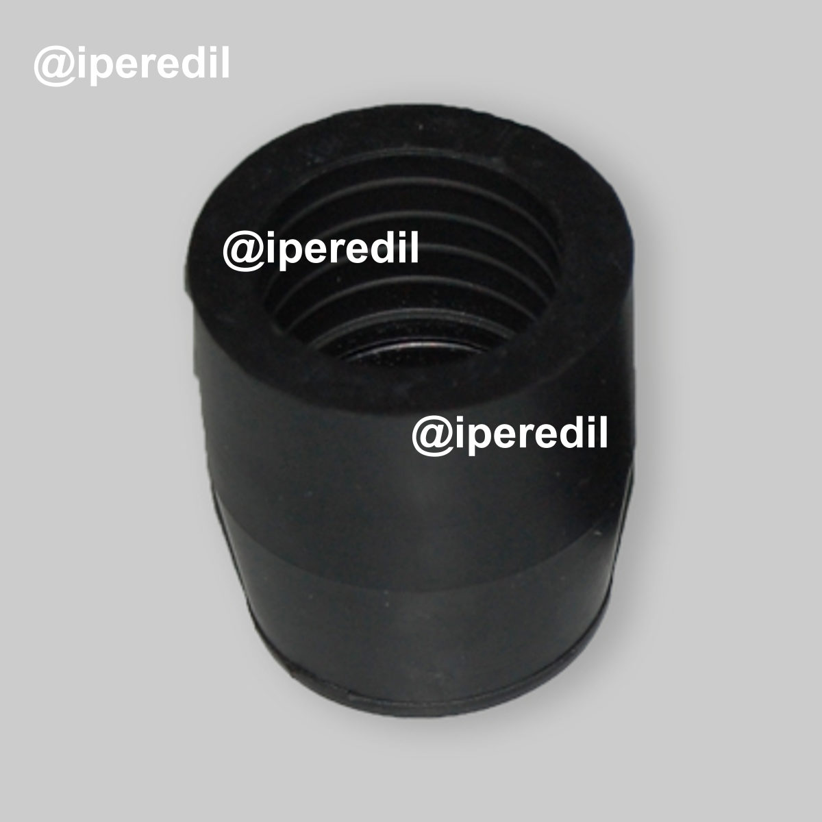 MANICOTTO PER GIUNZIONE CANOTTI IN GOMMA NERA Ø40 mm