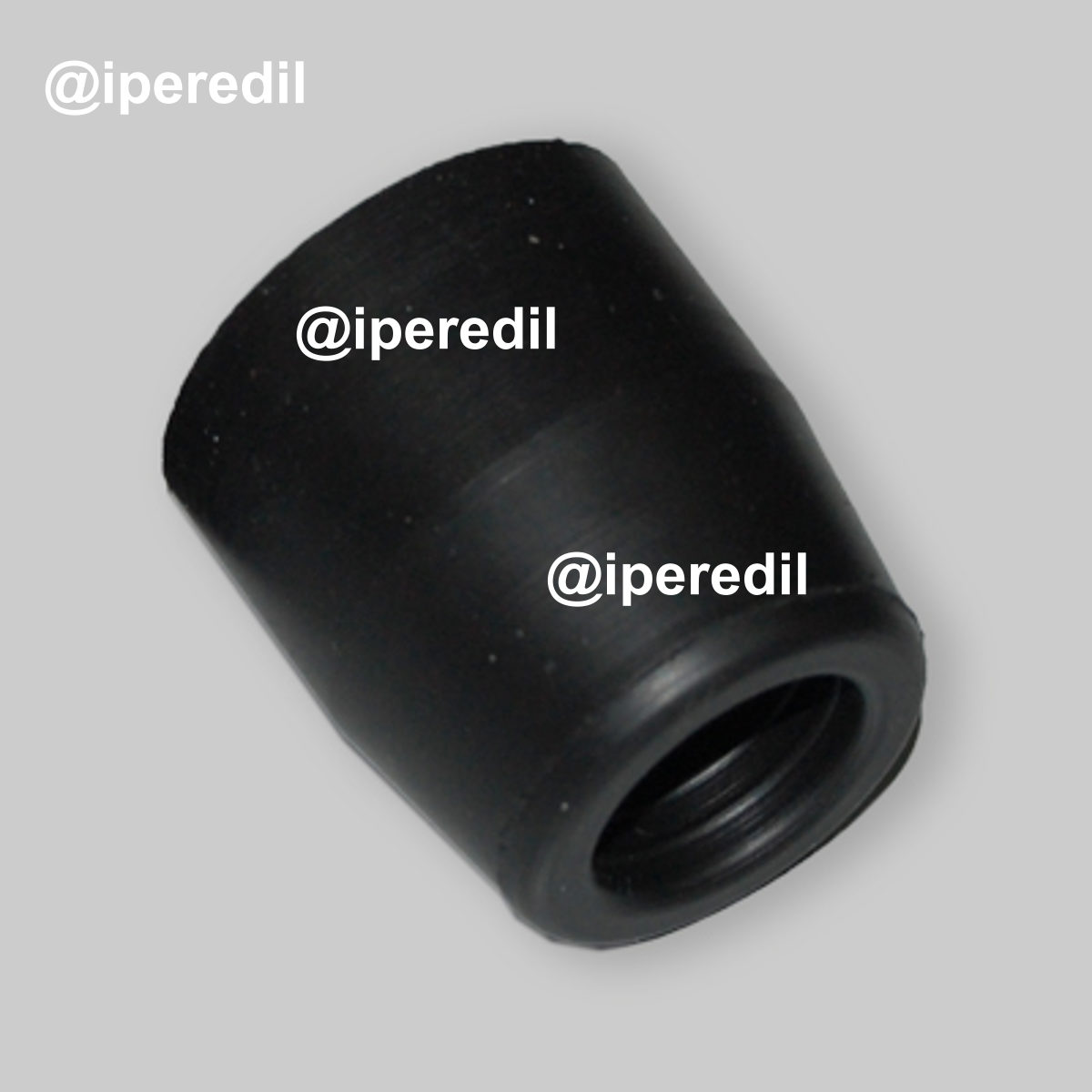 MANICOTTO RIDOTTO PER GIUNZIONE CANOTTI IN GOMMA NERA Ø40x32 mm