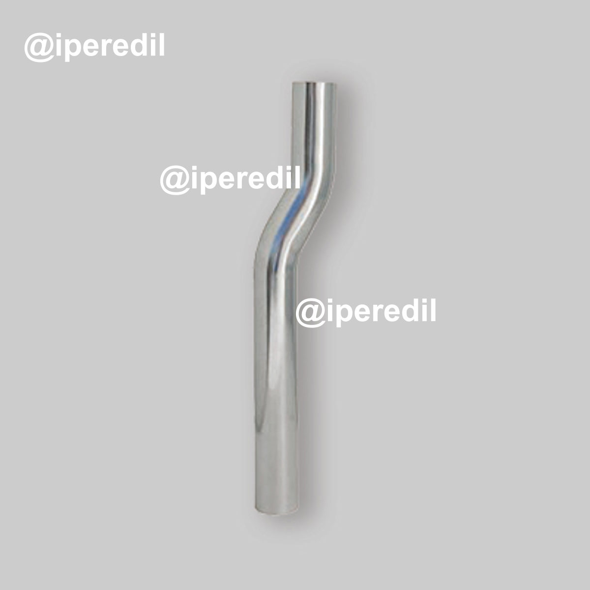 CANOTTO ECCENTRICO IN OTTONE CROMATO Ø30 x 300 mm