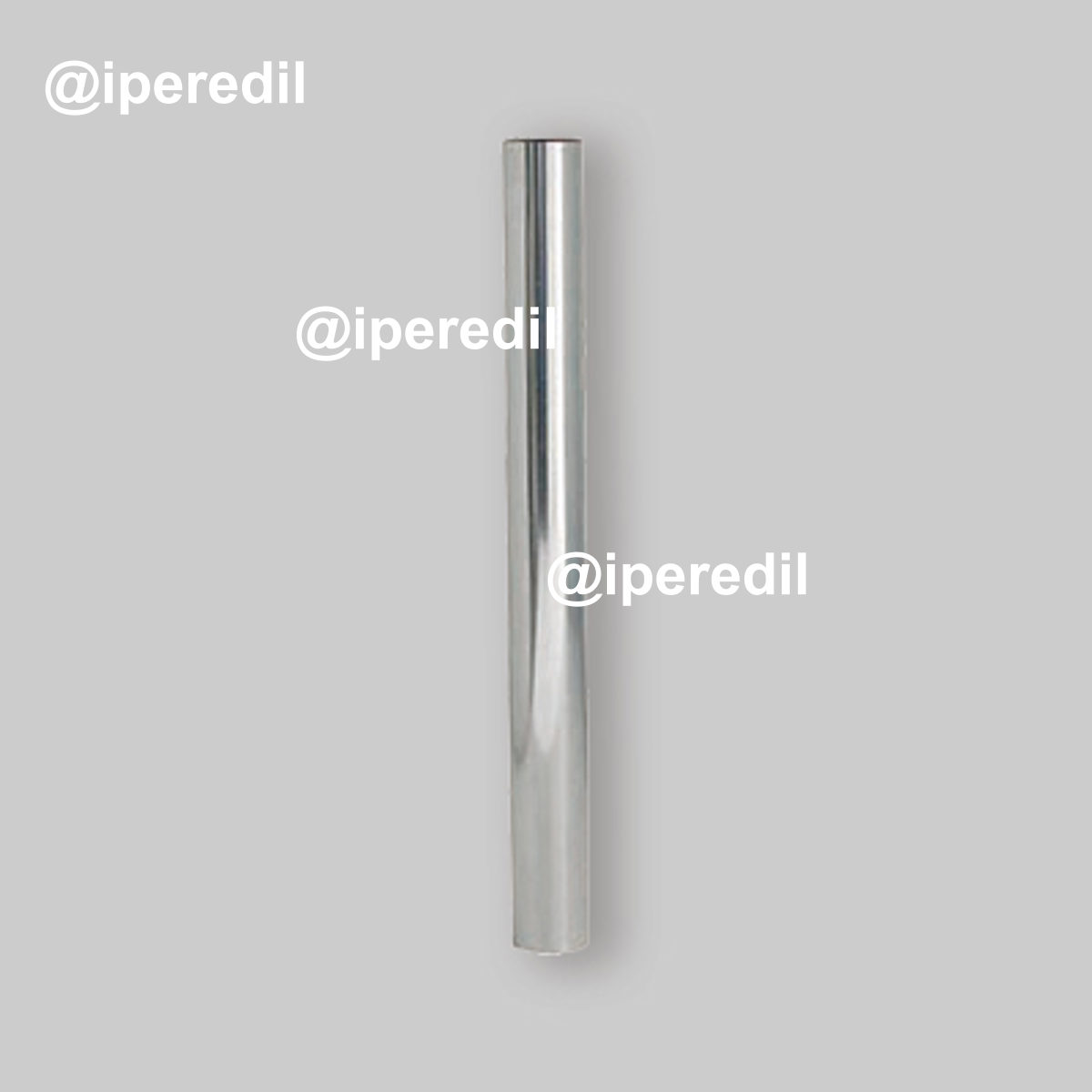 CANOTTO LISCIO PESANTE IN OTTONE CROMATO Ø26 x 300 mm