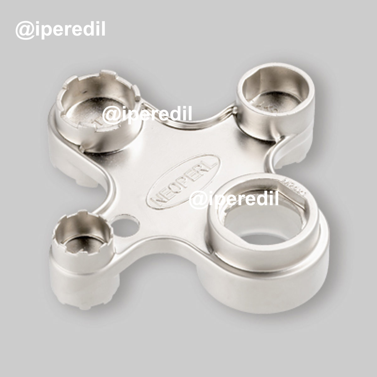 CHIAVE DI SERVIZIO UNIVERSALE PER AEREATORI NICHELATA M18-22-24-28-Cache