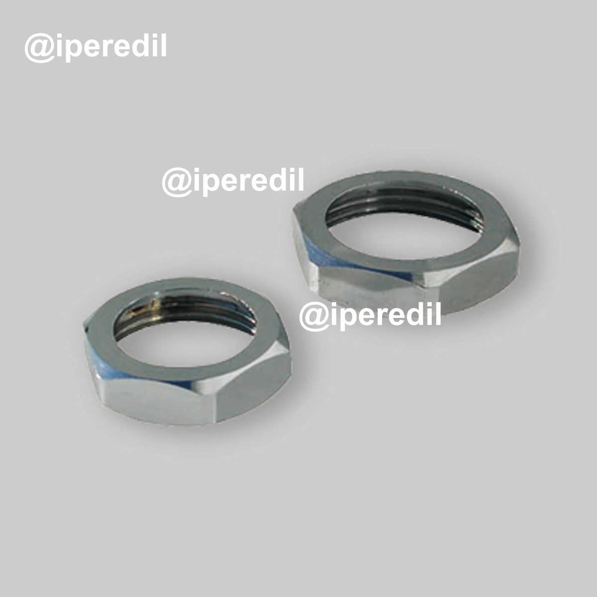 DADO IN OTTONE CROMATO PER CANOTTO 1"1/4 x Ø32 mm