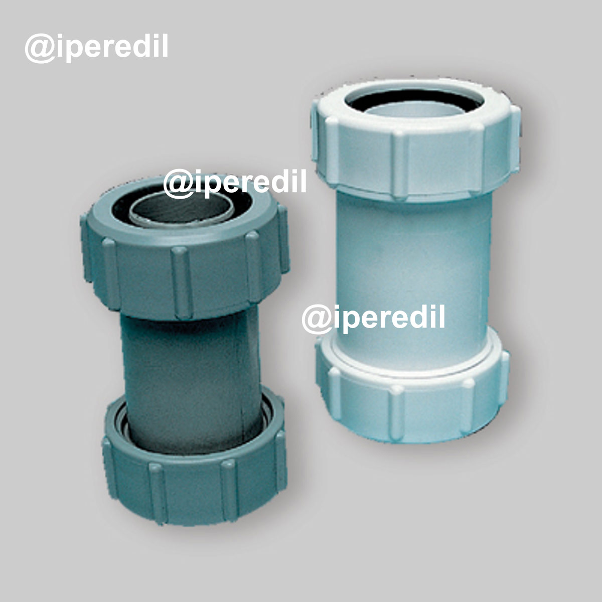 MANICOTTO DI PASSAGGIO PIOMBO-PLASTICA IN PVC Ø35x40 mm