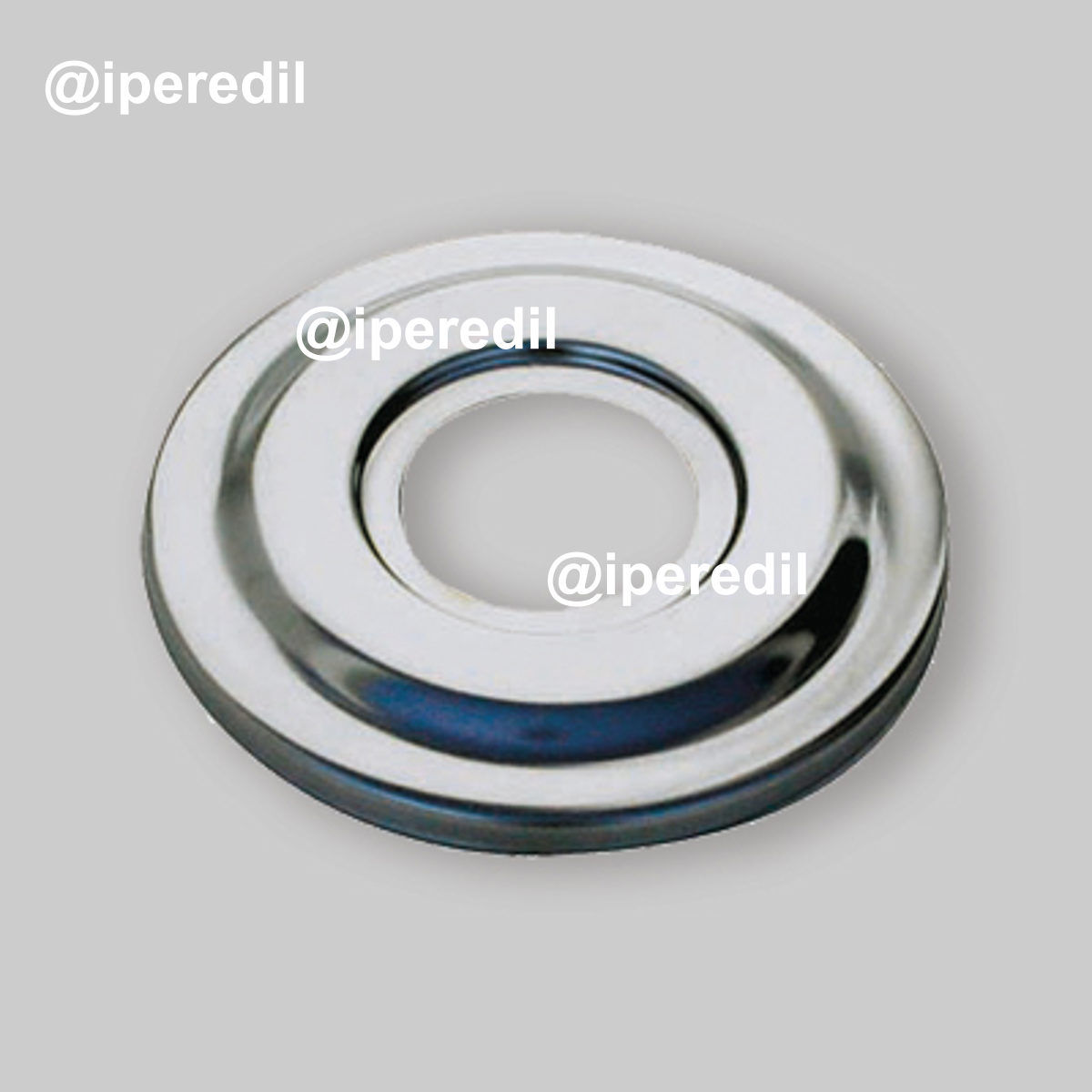 ROSONE ALTO INOX CROMATO 3/8" x Øest.60 mm