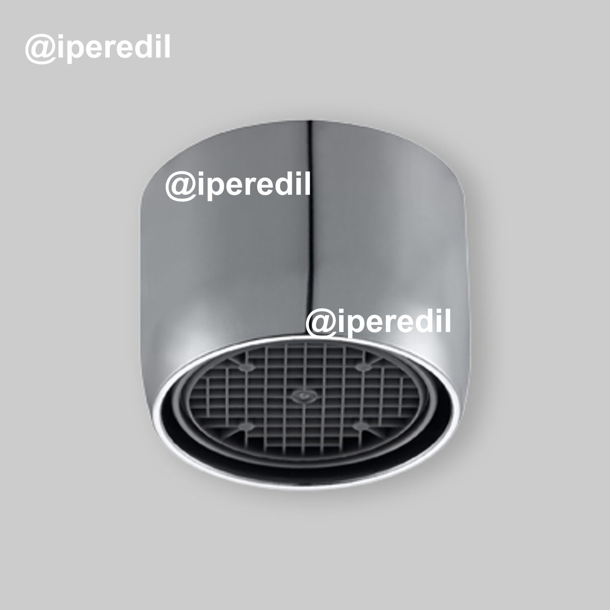 AEREATORE CON GUSCIO IN OTTONE CROMATO DL FEMMINA F22 x1" -15 l/min