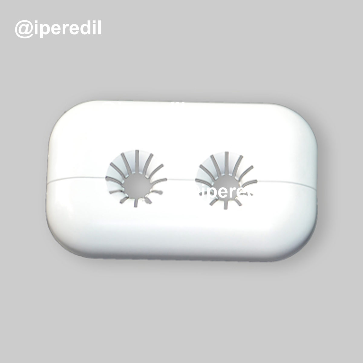 BORCHIA PIATTA UNIVERSALE PER MONOTUBO RADIATORI Bianco Ø8-16 mm