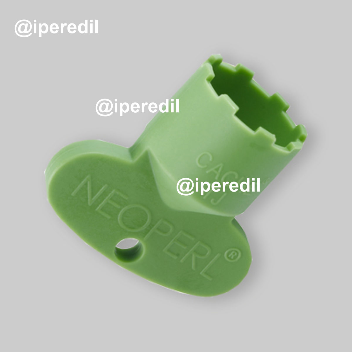 CHIAVE DI SERVIZIO PER AEREATORI CACHE VERDE TJ - M18,5x1"