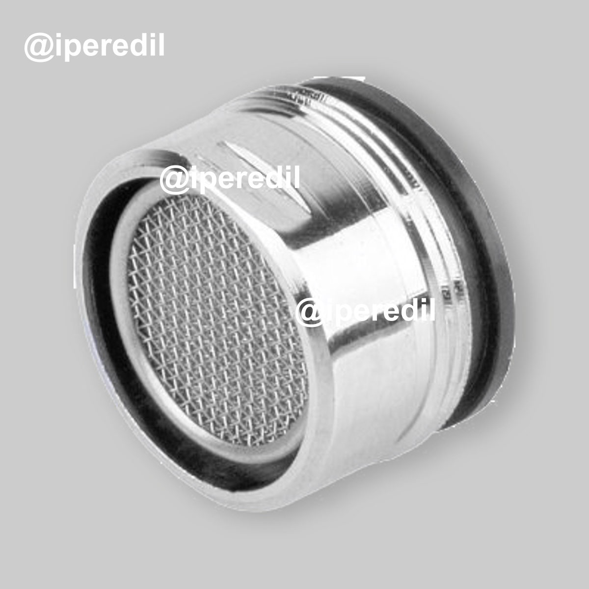 AEREATORE VASCA CON GUSCIO IN OTTONE CROMATO M28 x1"