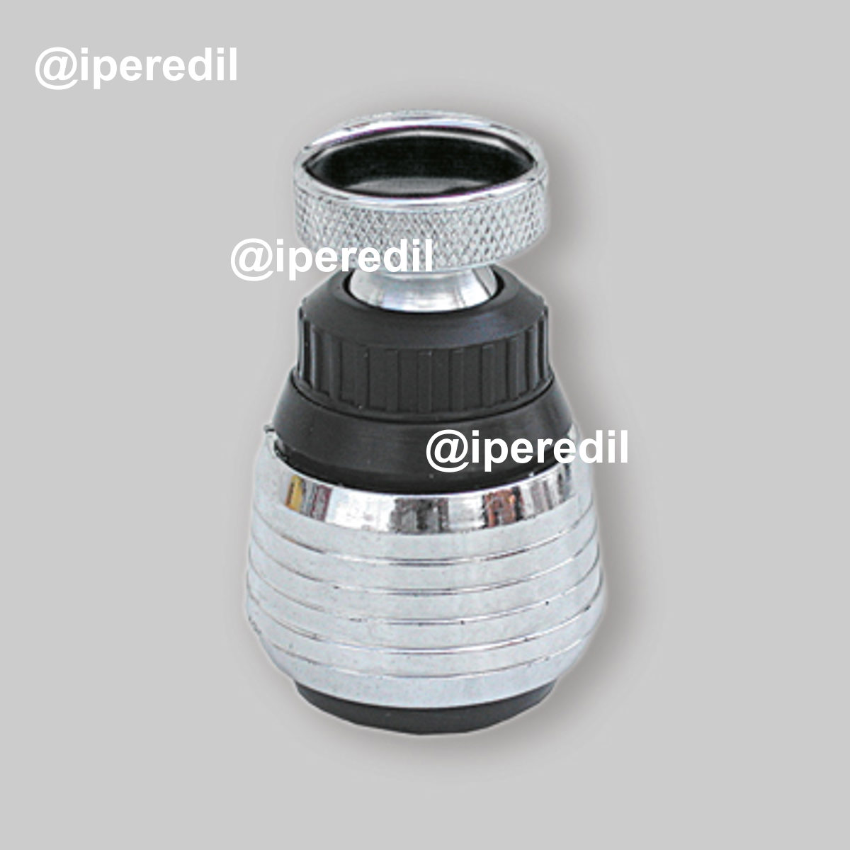 AEREATORE ROMPIGETTO UNIVERSALE CON SNODO F22 x1"- Cromo