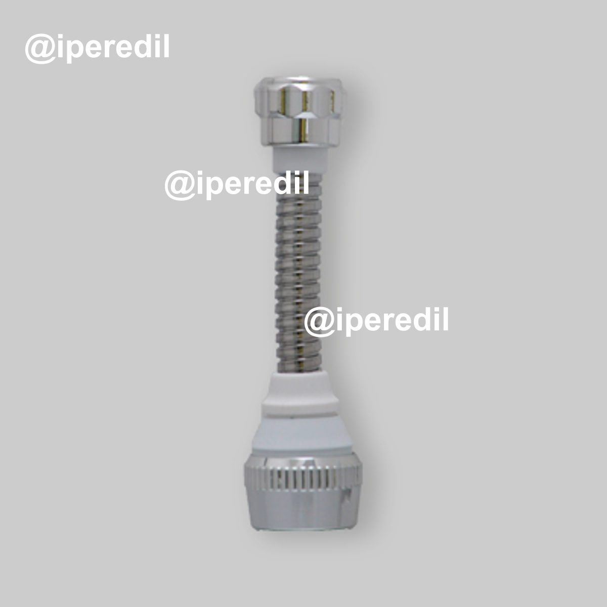 AEREATORE ROMPIGETTO PROLUNGATO IN OTTONE NERO-CROMO F22 x1"