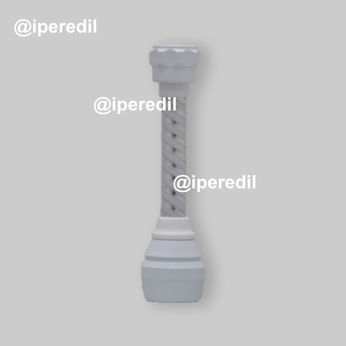 AEREATORE ROMPIGETTO PROLUNGATO IN OTTONE BIANCO-CROMO F22 x1"