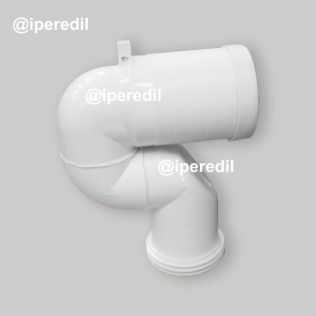 CURVA TECNICA DA RISTRUTTURAZIONE PER SCARICO WC Uscita Ø90-100-110 mm