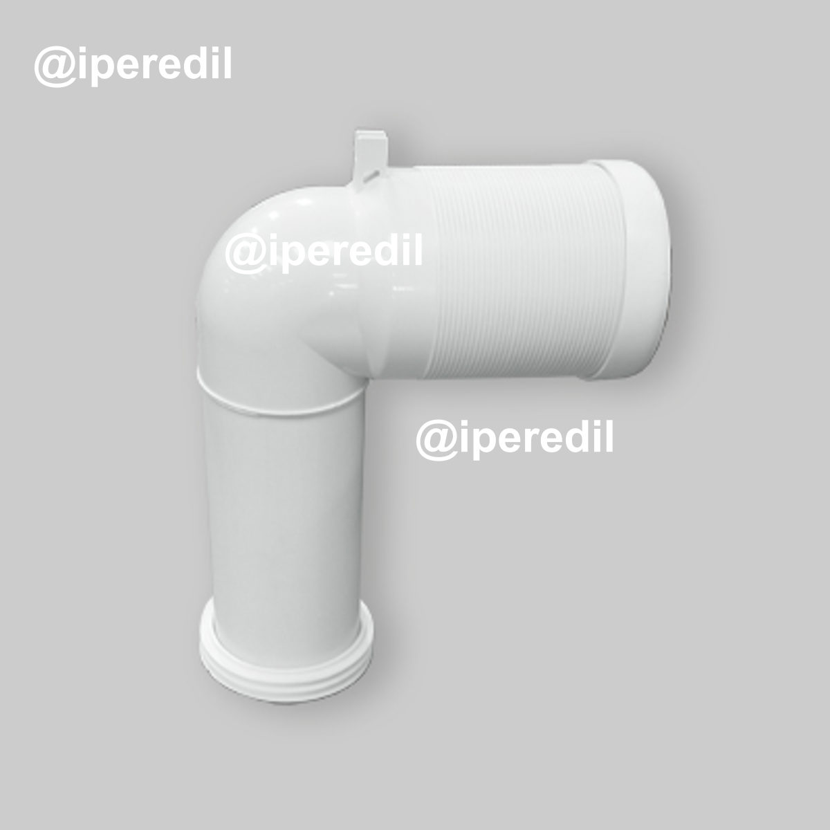 CURVA TECNICA DA TAGLIARE PER SCARICO WC Uscita Ø90-100-110 mm