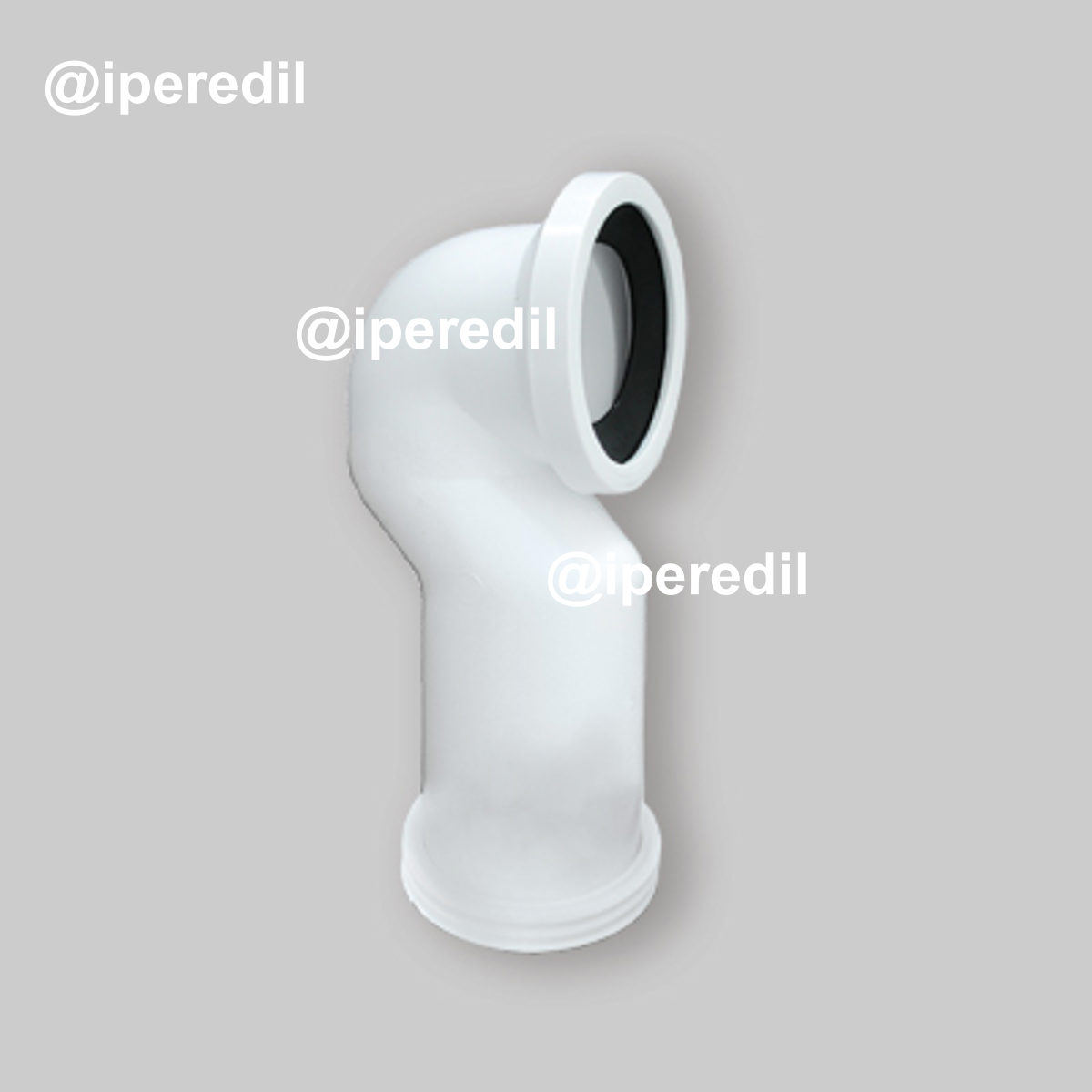 CURVA TECNICA PER WC SCARICO UNIVERSALE CON GUARNIZIONE Uscita Ø90-100-110 mm