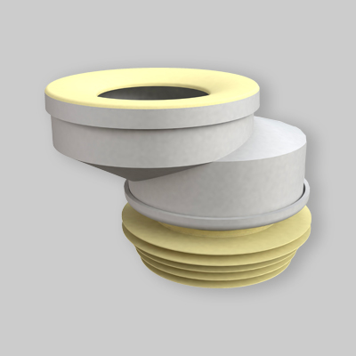 MANICOTTO WC "BI-POWER" IN BI-COMPONENTE Ø 100Ø110  H 119 mm