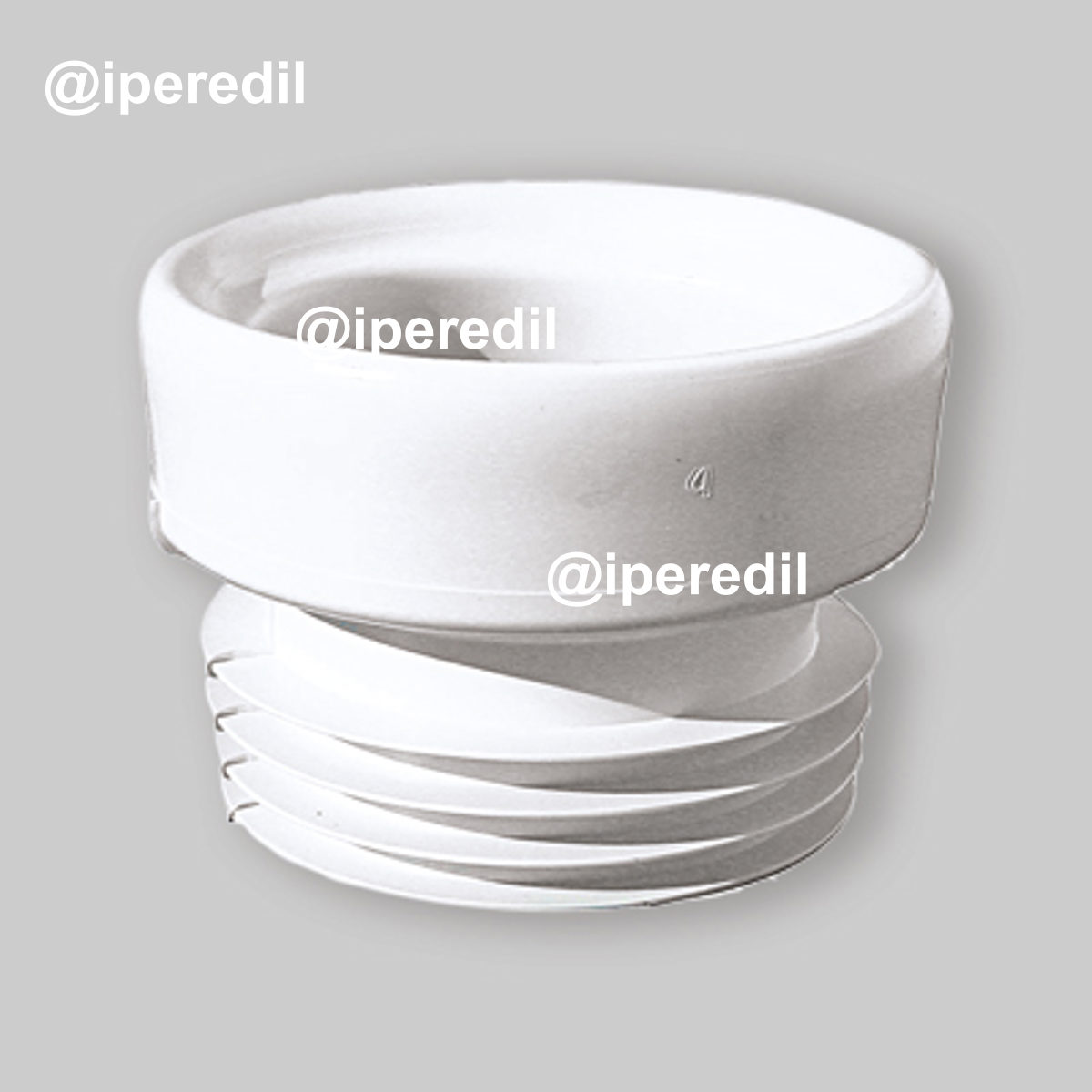 PROLUNGA PER WC IN PVC Ø100/110 Eccentrica
