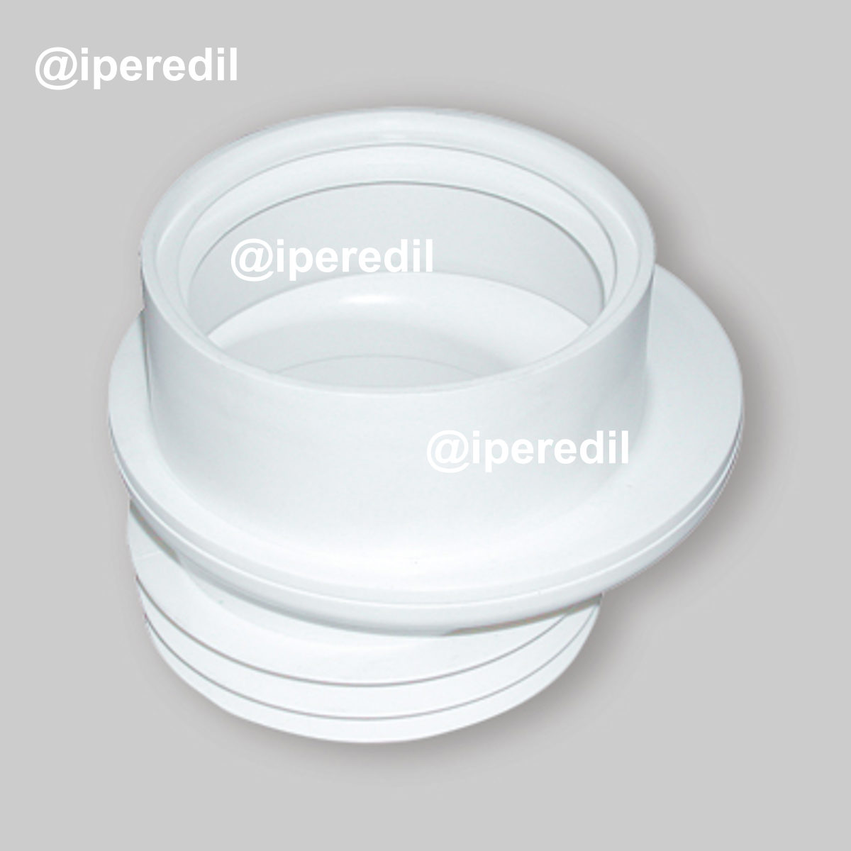 PROLUNGA PER WC GIREVOLE IN GOMMA Ø100/110 mm