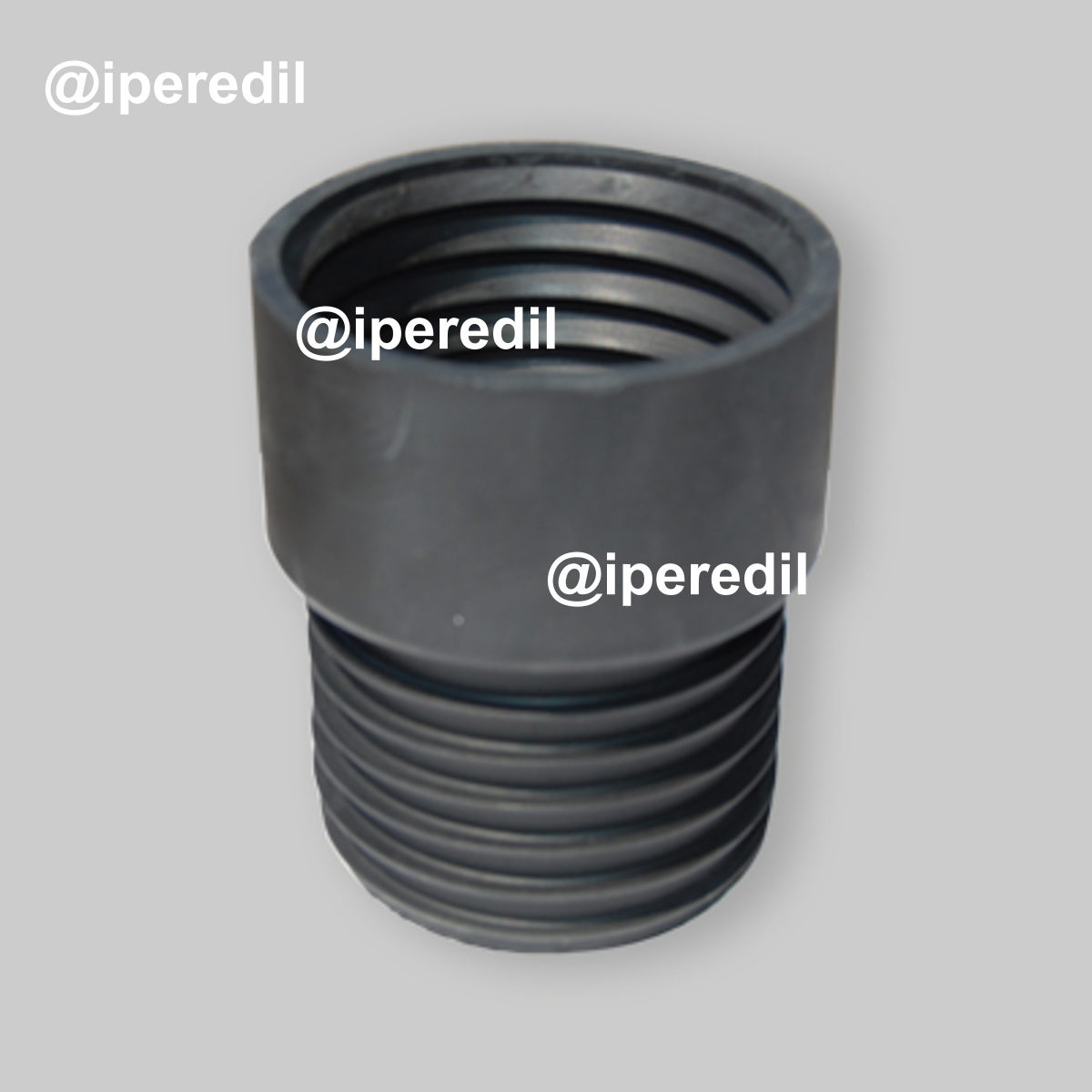 RIDUZIONE IN GOMMA NERA PER RACCORDO TUBI DI SCARICO WC Øi.80 x Øest.75 mm