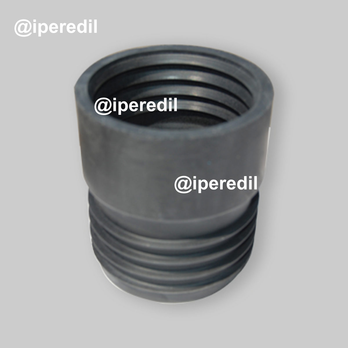 MANICOTTO RIDOTTO IN GOMMA NERA PER RACCORDO SCARICO VASO INFANZIA Øi.75 x Øest.80 mm