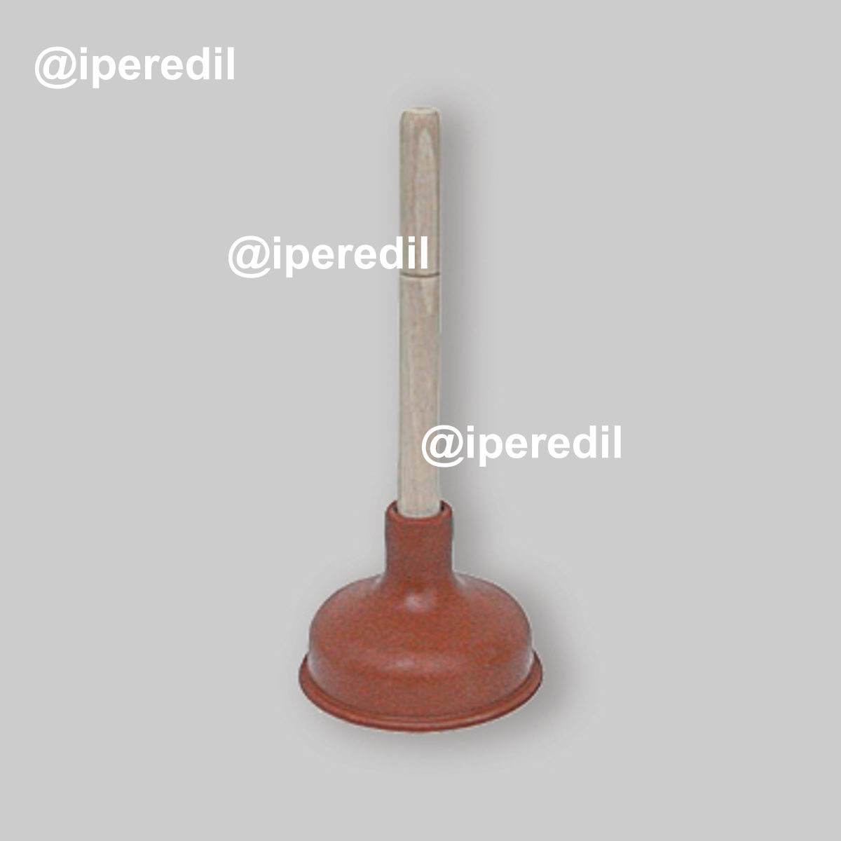 STURALAVANDINO A VENTOSA IN GOMMA CON MANICO Ø150 mm