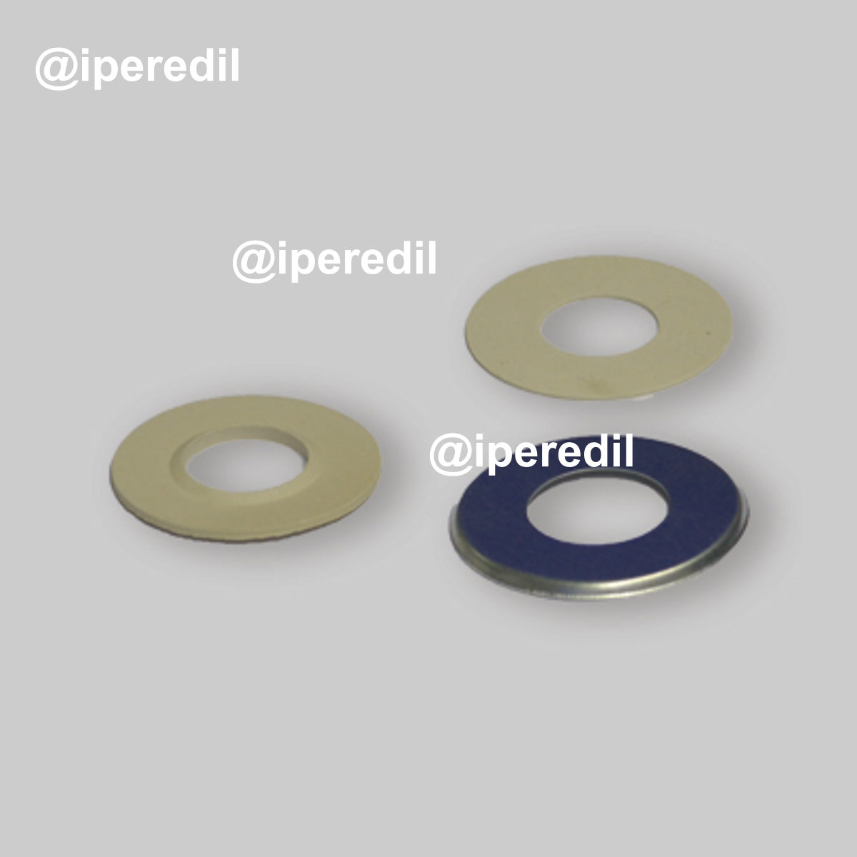 KIT GUARNIZIONI SOTTO RUBINETTO 3 PEZZI CON BORDO BASSO 1"