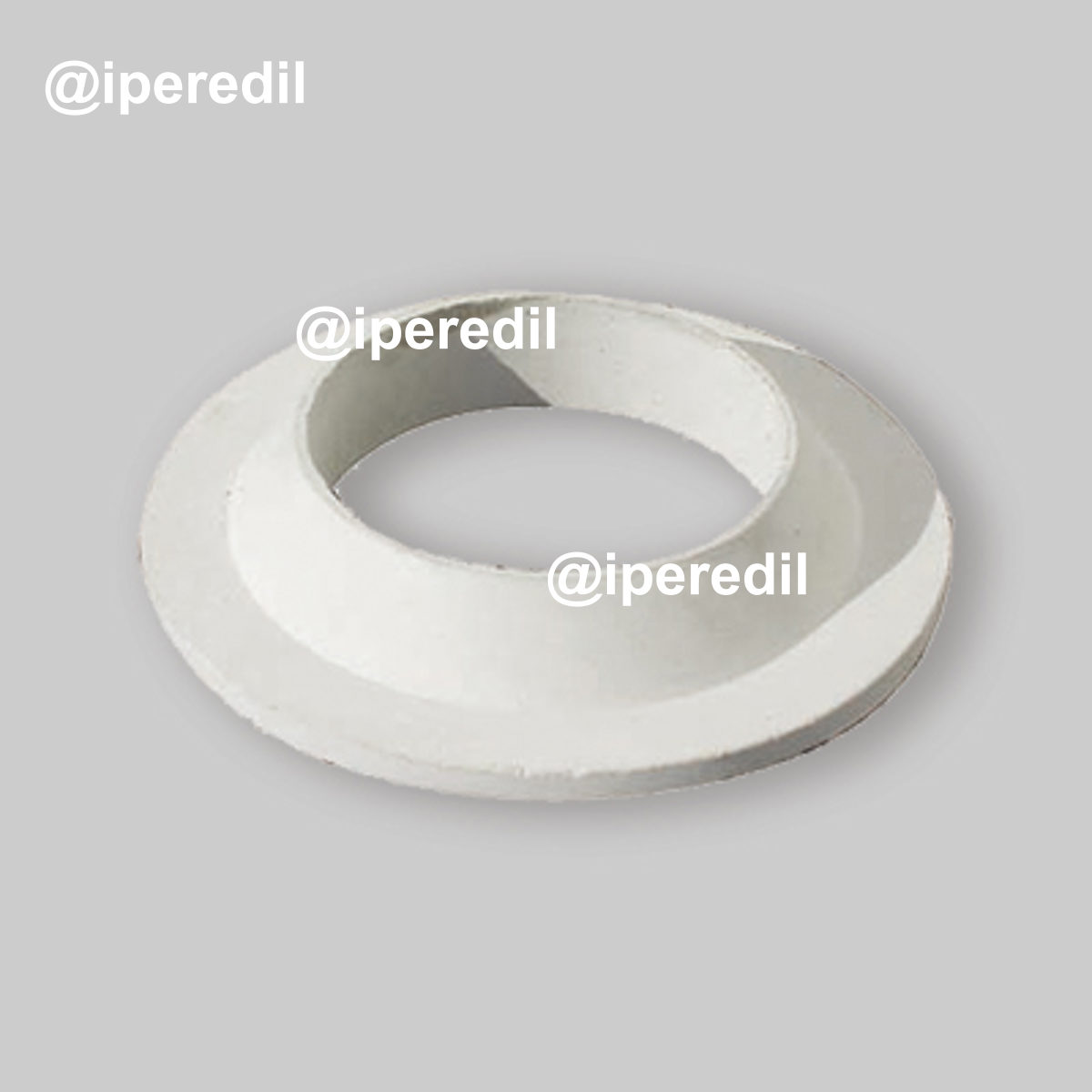 GUARNIZIONE CONICA CON BORDO ALTO IN GOMMA BIANCA 3/4"