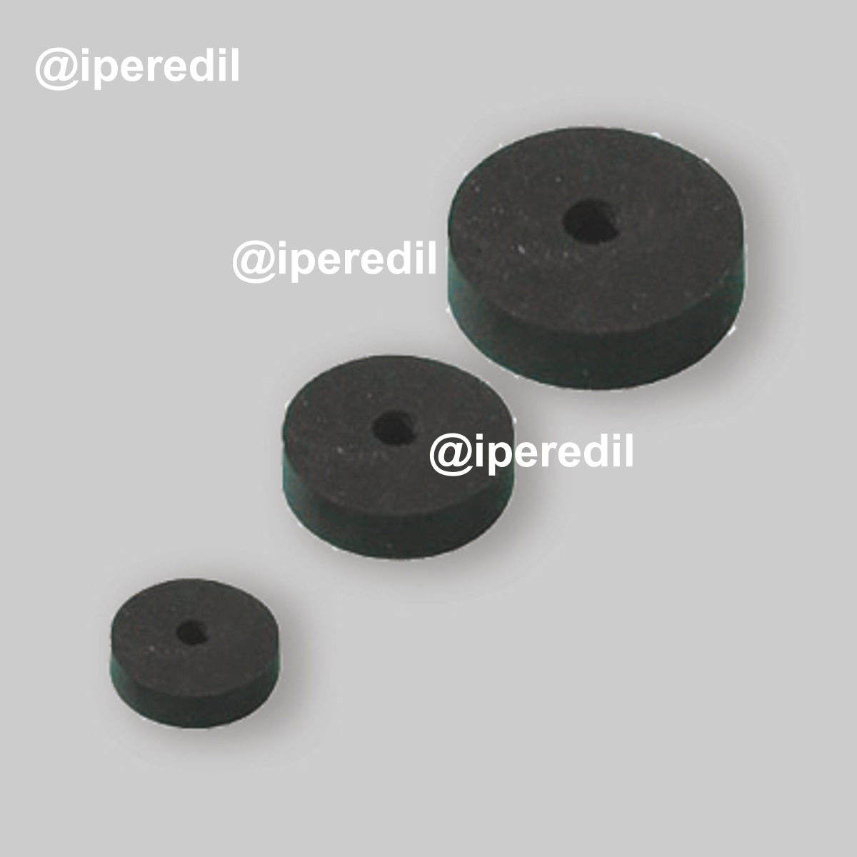 GUARNIZIONE PER RUBINETTI A VITONE IN GOMMA 3/8"