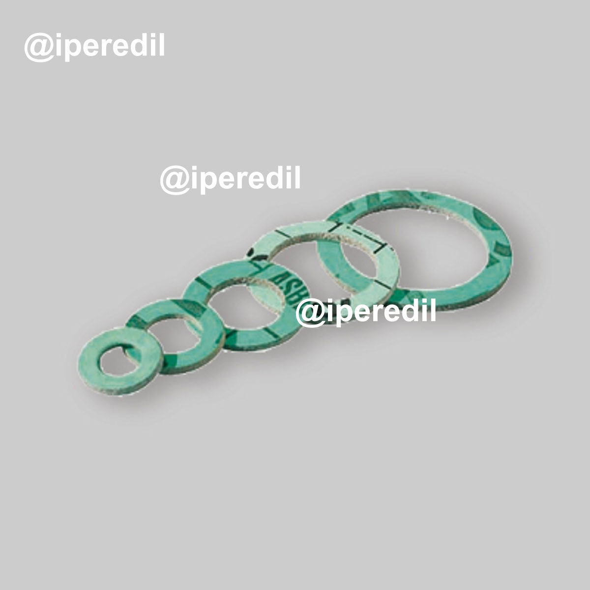 GUARNIZIONE PER FLESSIBILE E SANITARI ESENTE AMIANTO SP.2 MM 1"