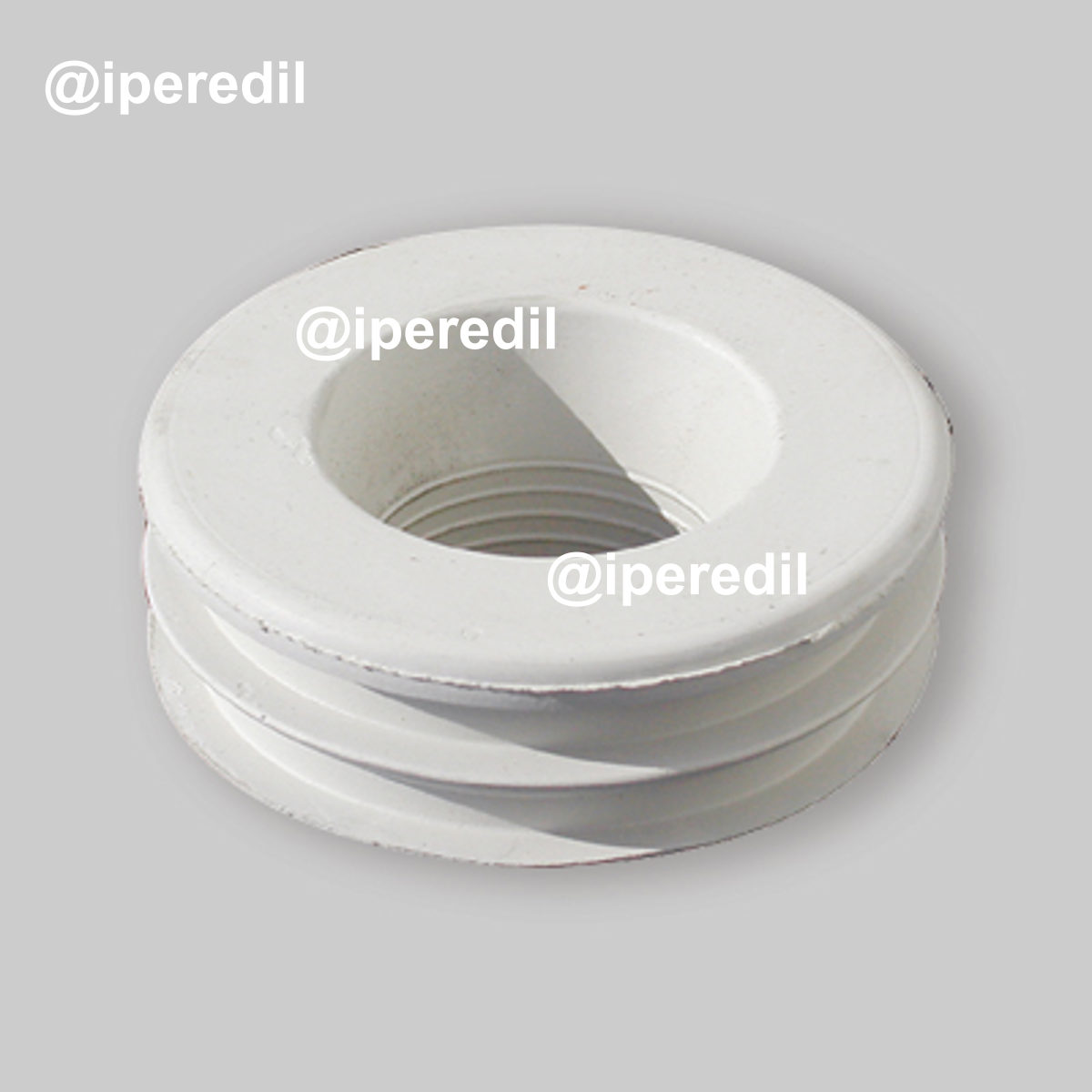 MORSETTO PER WC Ø60 IN GOMMA BIANCA STRETTO Øi.30-32 mm