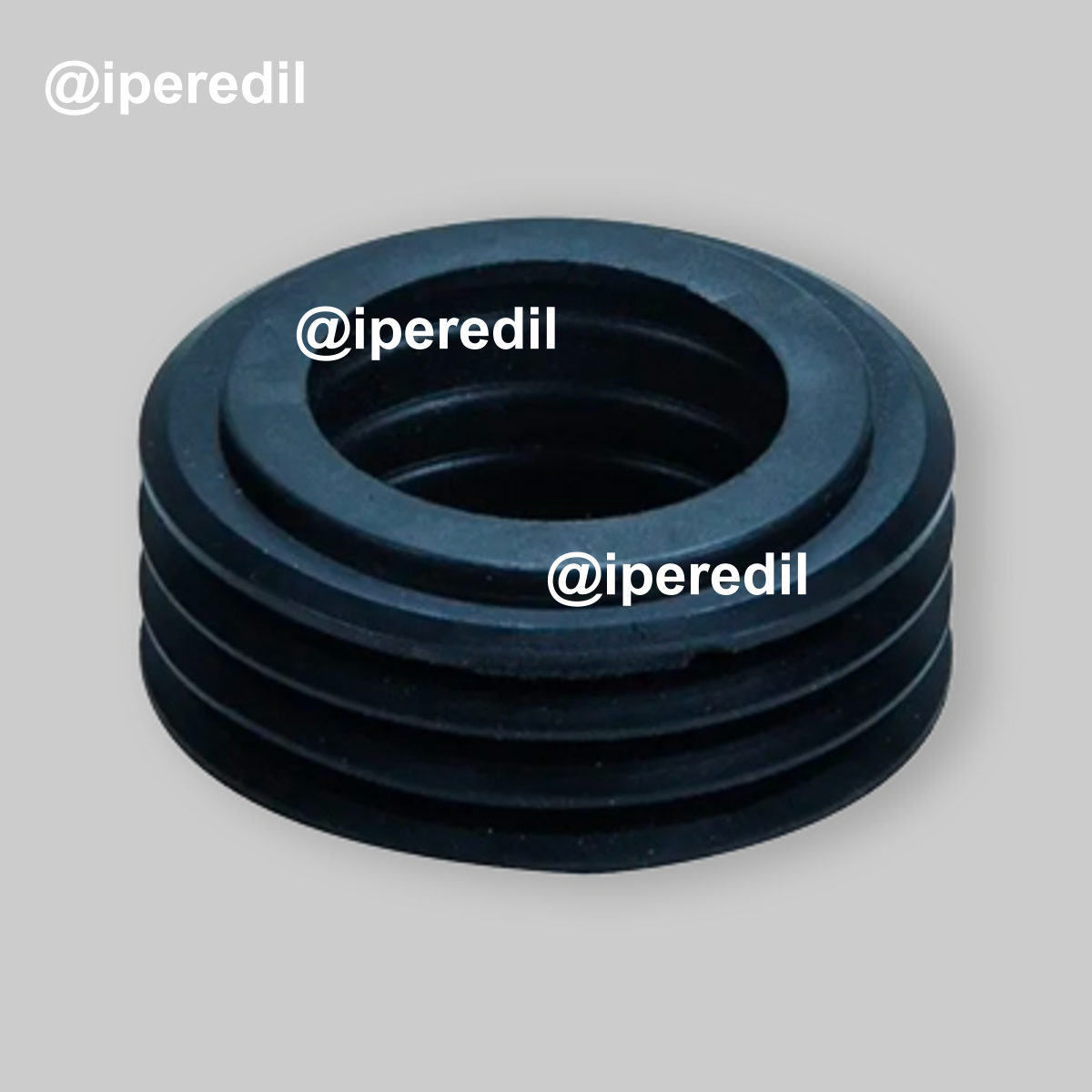 MORSETTO PER CASSETTA INCASSO IN GOMMA NERA Øest.55 x Øi.40 mm