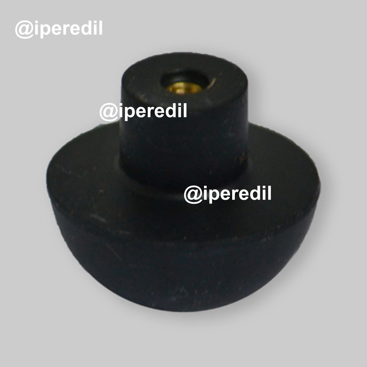 SFERA PER BATTERIA "CATIS" CON NOTTOLINO IN OTTONE Ø34 x H.29 mm