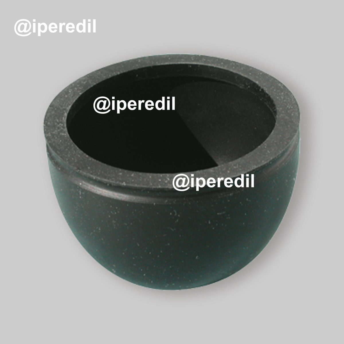 SFERA IN GOMMA NERA PER "SIAS" E "RAMO" Ø62,5 x H.47 mm