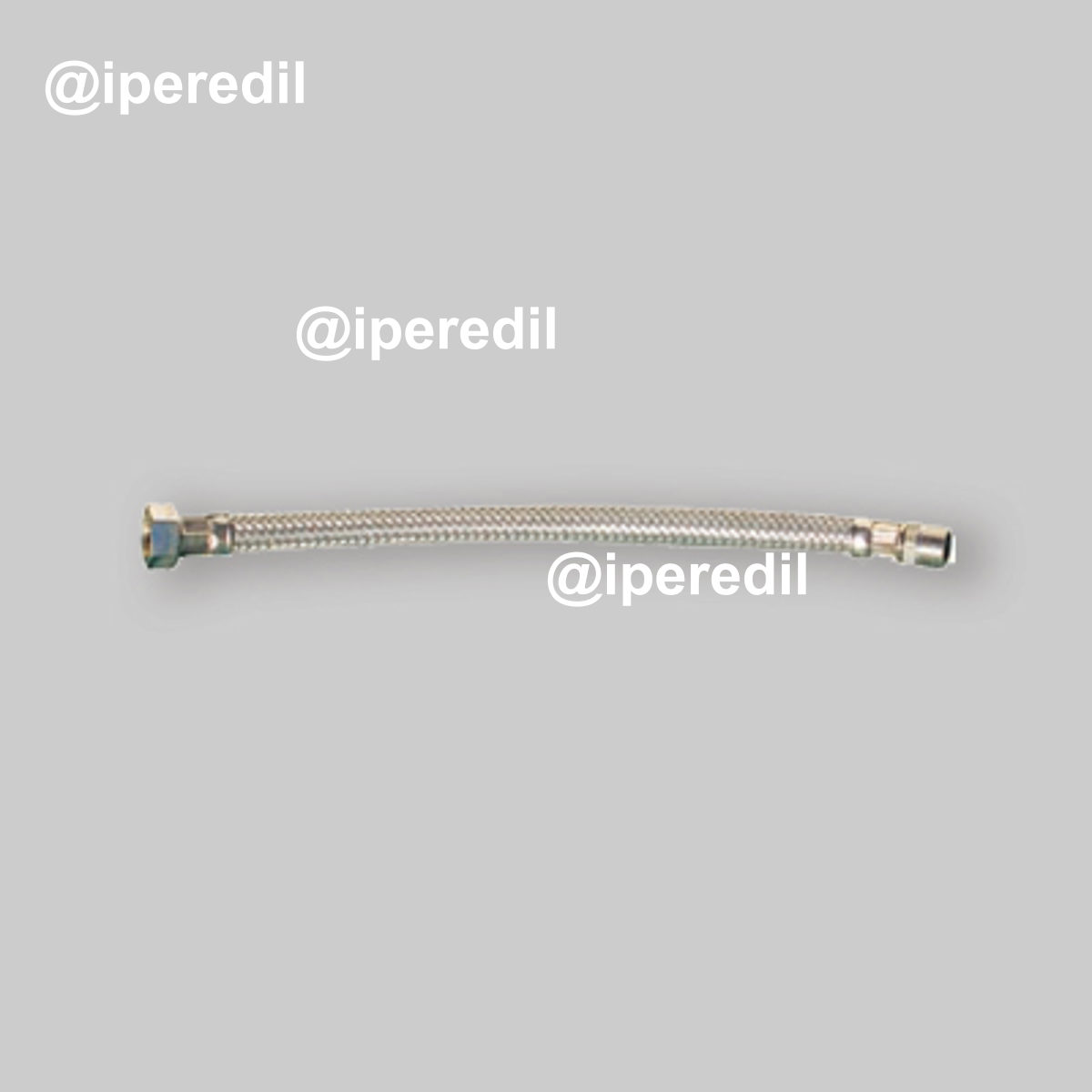 FLESSIBILE IN ACCIAIO INOX M3/8" X 1/2"F 20 cm