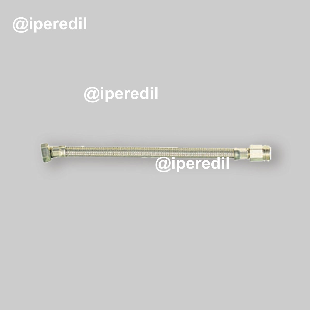 FLESSIBILE IN ACCIAIO INOX M1/2" PROLUNGATO X F1/2" 40 cm - DN10