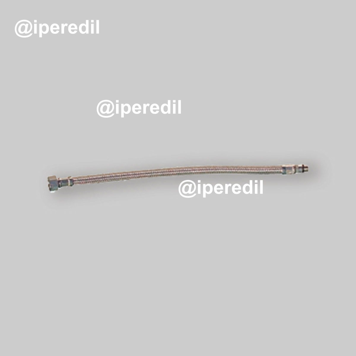 FLESSIBILE IN ACCIAIO INOX PER MONOCOMANDO DN6 F3/8" x M8 corto - 35 cm