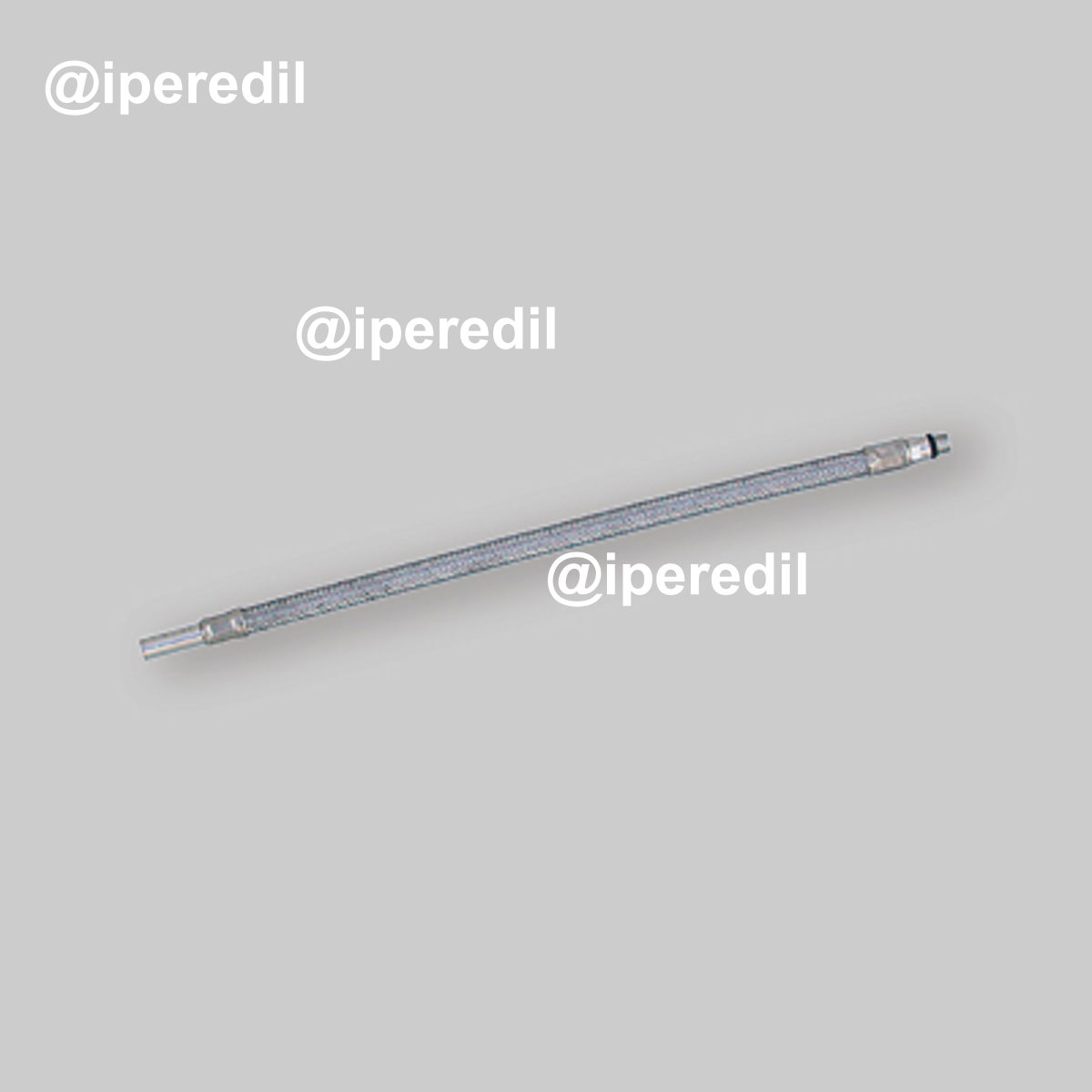 FLESSIBILE IN ACCIAIO INOX M10x1 CON TRONCHETTO Ø10 CORTO 35 cm - DN8