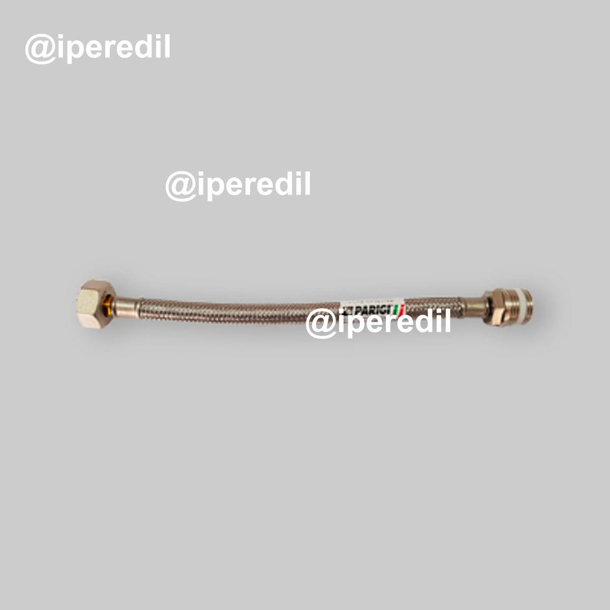 FLESSIBILE IN ACCIAIO INOX M3/8" x F1/2" GIR. "FLEXCORE" cm 50 - DN8