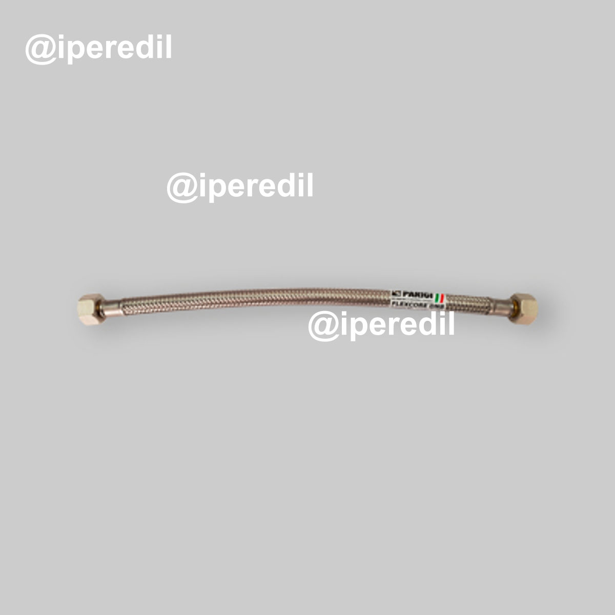 FLESSIBILE IN ACCIAIO INOX F1/2" x F1/2" GIR. "FLEXCORE" cm 40 - DN8 - 20540810