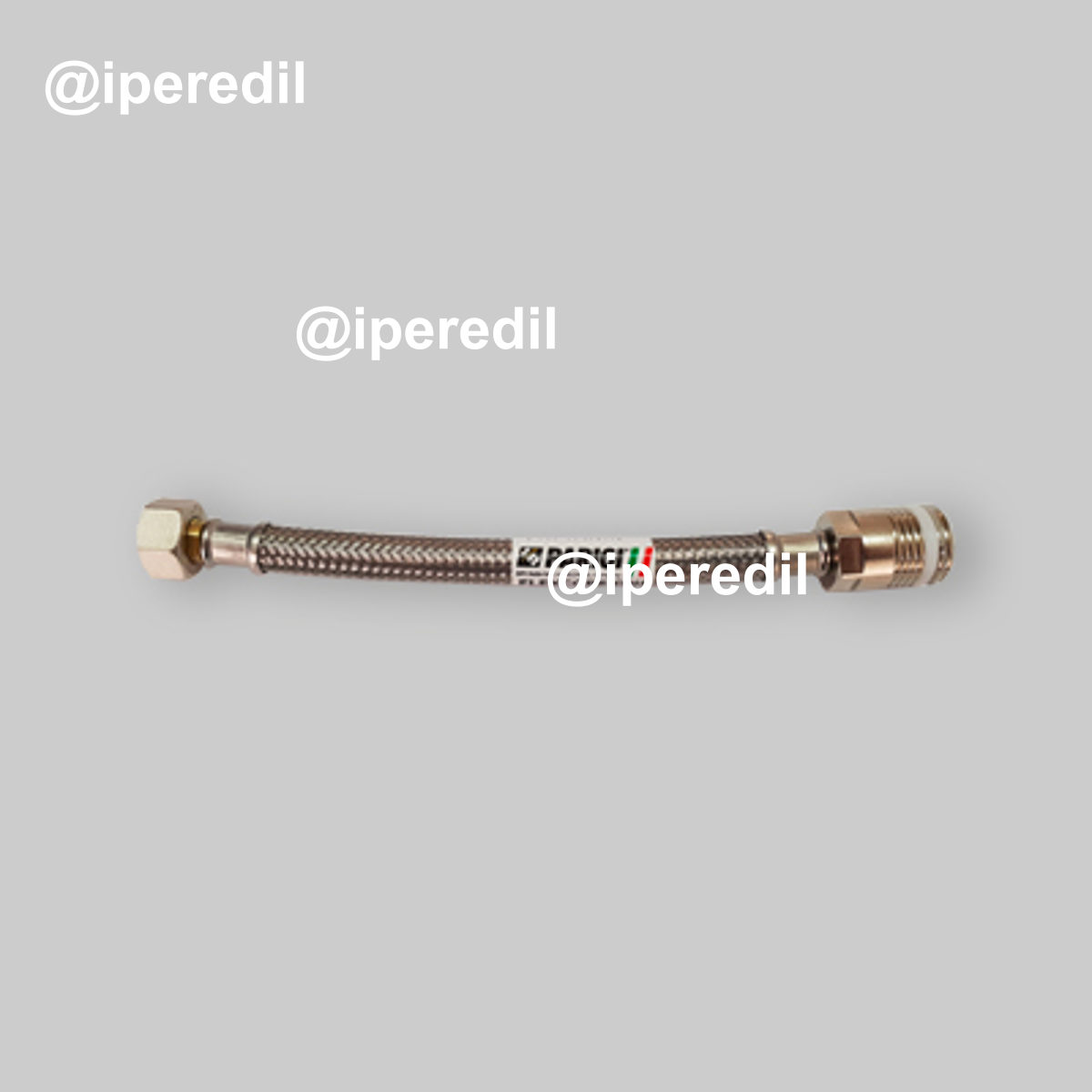 FLESSIBILE IN ACCIAIO INOX M1/2" PROLUNGATO x F1/2" GIR. "FLEXCORE" cm 30 - DN8 - 20541406