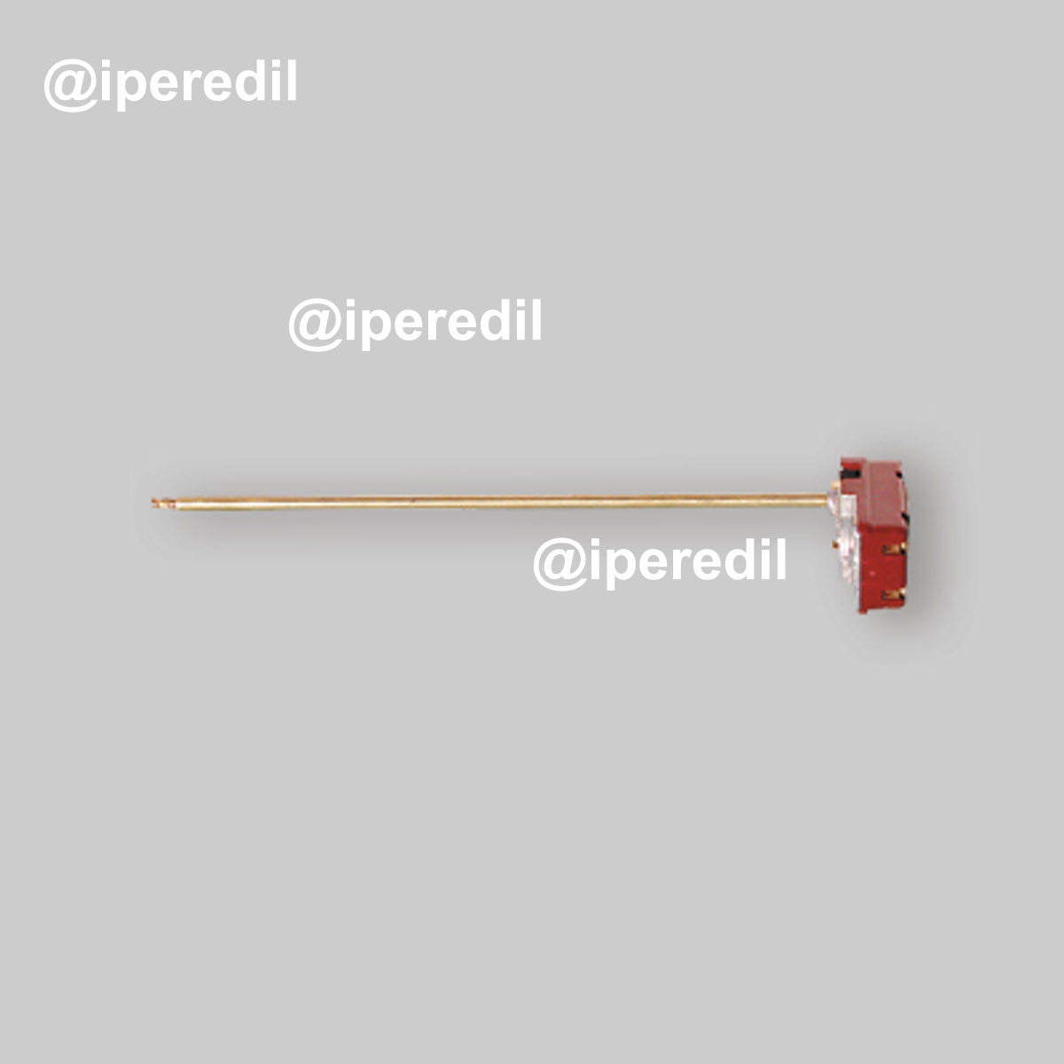 TERMOSTATO UNIPOLARE PER SCALDABAGNO ELETTRICO CON SICUREZZA BIPOLARE Asta 275 mm