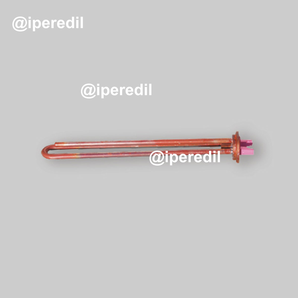 RESISTENZA ELETTRICA DIRITTA SU FLANGIA SENZA PORTA ANODO 1200 W - 275 mm