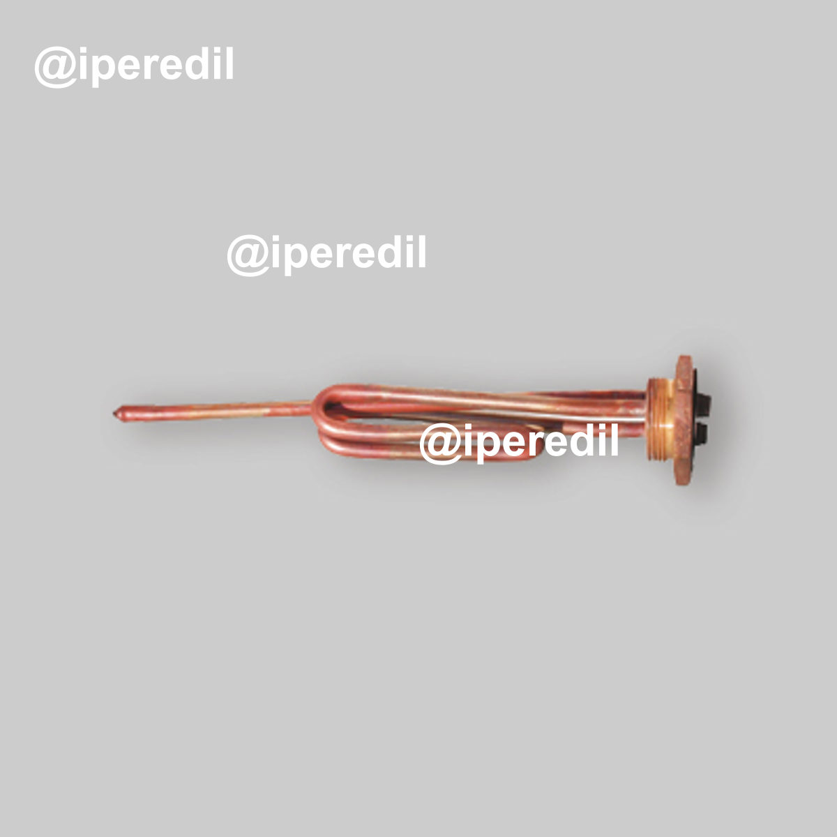 RESISTENZA ELETTRICA RICURVA SU TAPPO PER SCALDABAGNO 1200 W - 165 mm