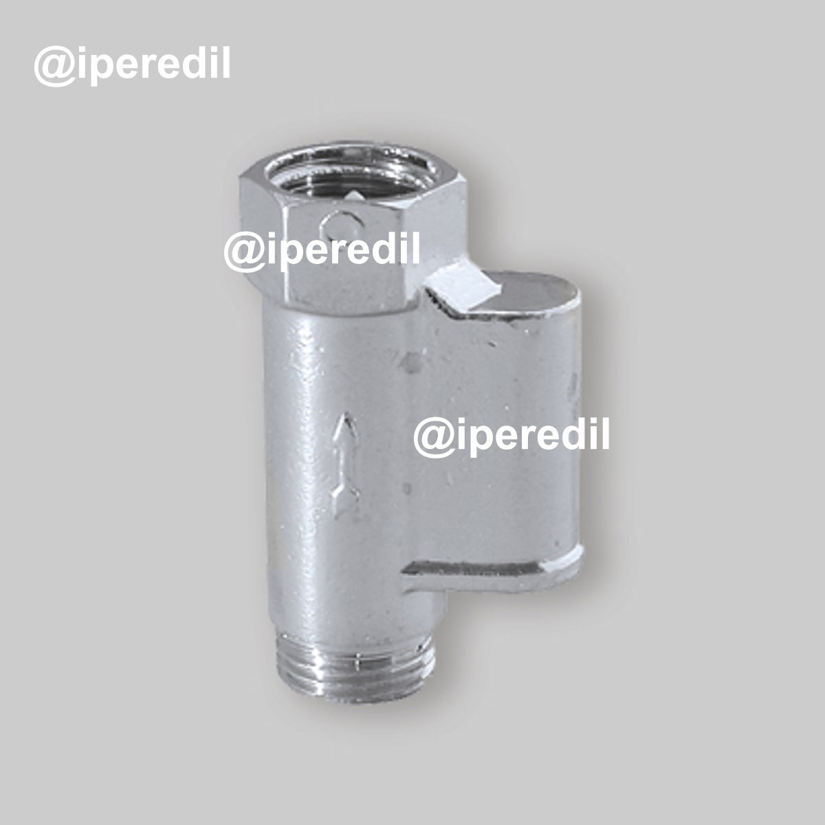 VALVOLA DI SICUREZZA E DI RITEGNO A FLUSSO VERTICALE REGOLABILE PER SCALDABAGNO 1/2" MF