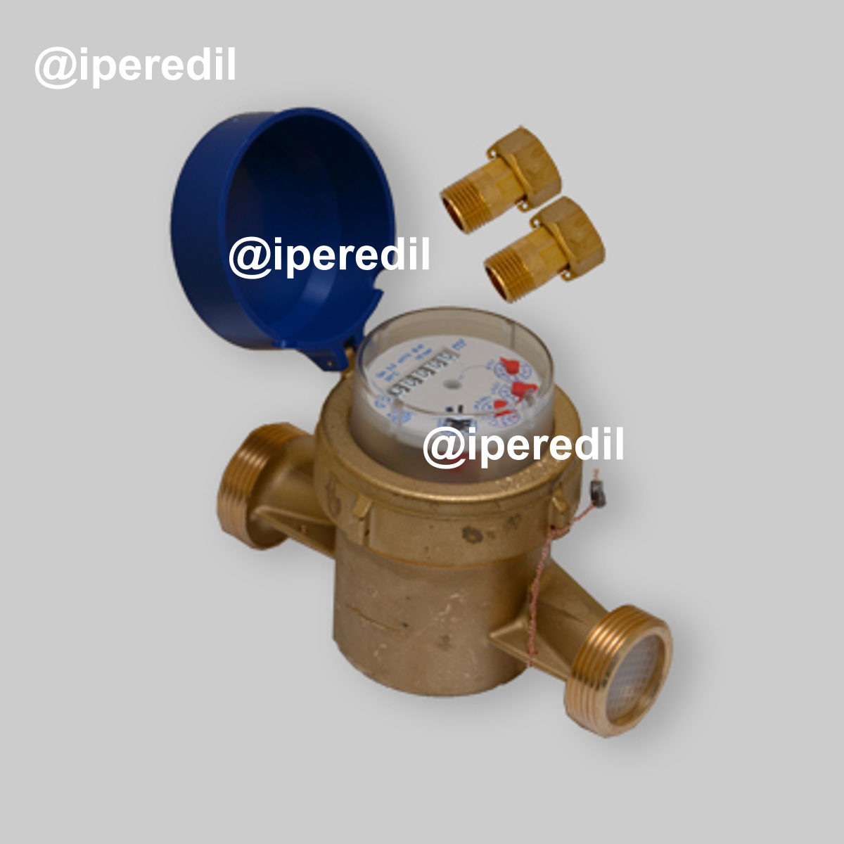 CONTATORE ACQUA A QUADRANTE ASCIUTTO "DOMUS" DARF/25 - 1"