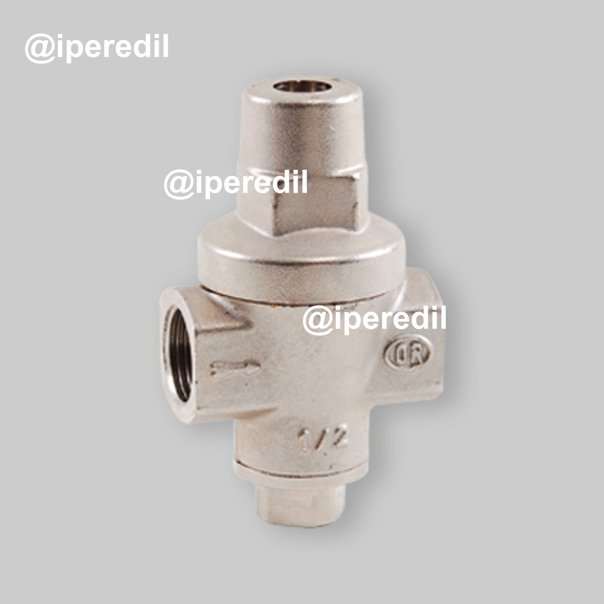 RIDUTTORE DI PRESSIONE ACQUA A PISTONE "EOLO" PN 20 SENZA ATTACCO MANOMETRO 1/2" FF