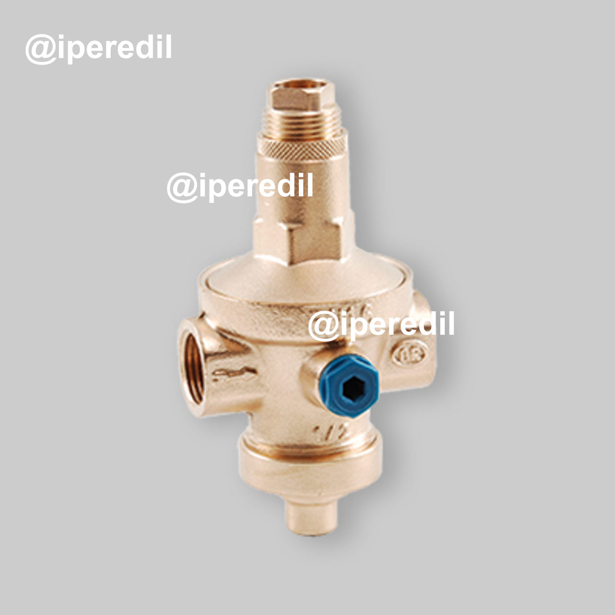 RIDUTTORE DI PRESSIONE ACQUA A MEMBRANA PN 16 "RIO EXPORT" CON SEDE ACCIAIO INOX 3/4" FF