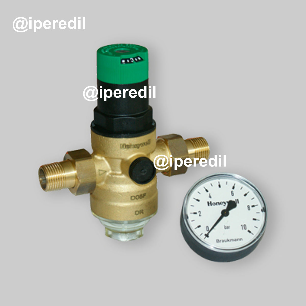 RIDUTTORE DI PRESSIONE ACQUA HONEYWELL MODELLO "D06F-AM" 1"1/2 - DN40