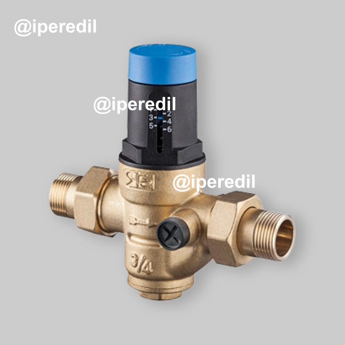 RIDUTTORE DI PRESSIONE ACQUA A MEMBRANA "SESIA" 1/2" MM