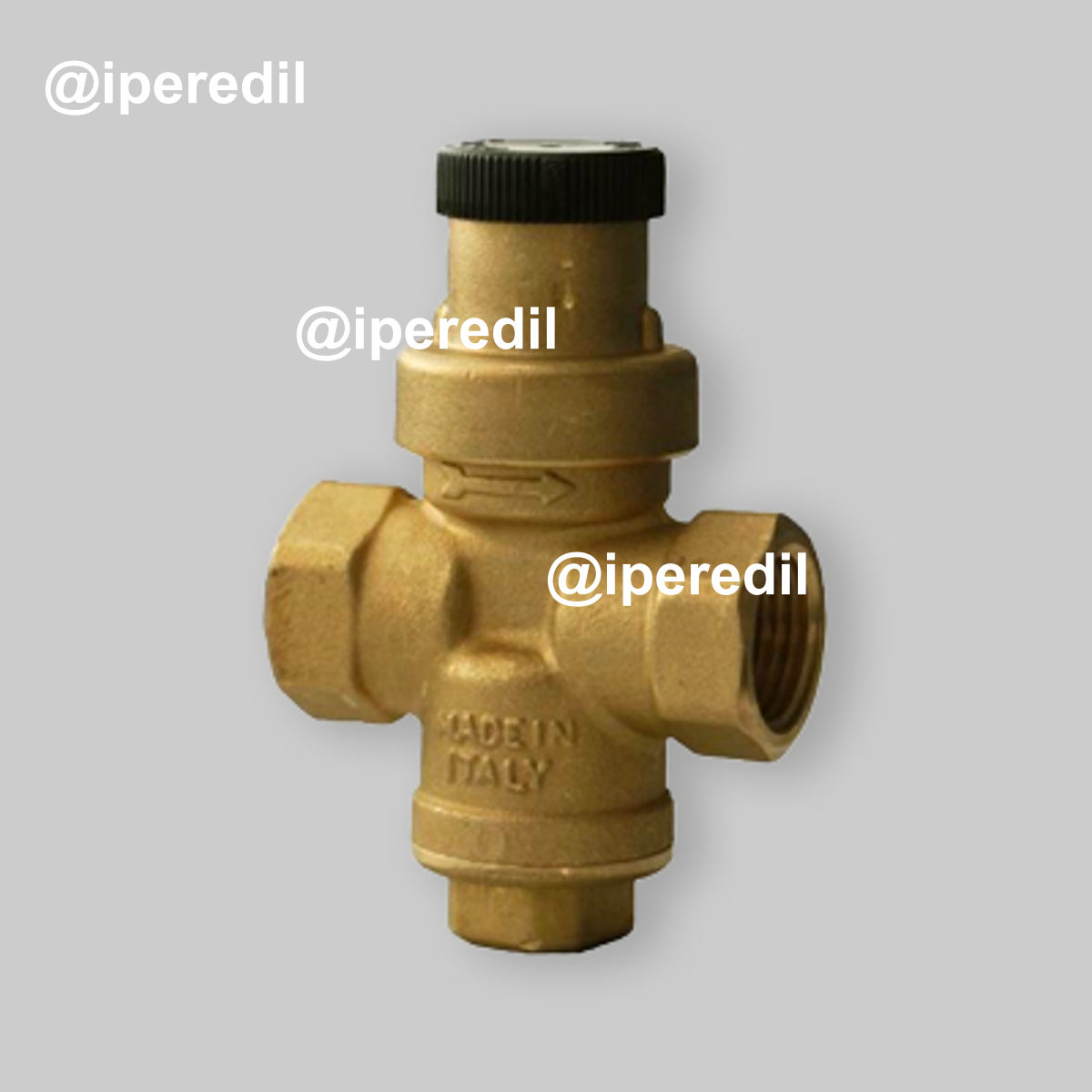 RIDUTTORE DI PRESSIONE ACQUA A PISTONE "MINIBRASS" PN16 1/2" FF - DN15